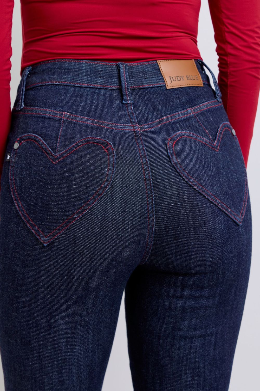 Heart Pocket Skinny Jeans