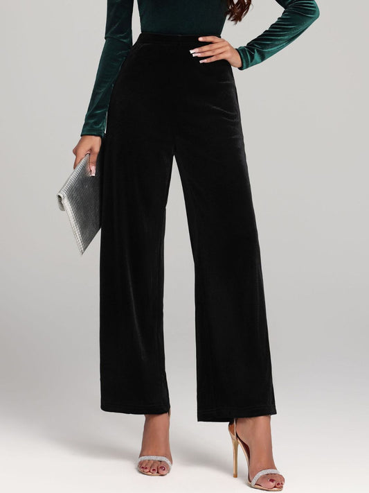 Wide-Leg High-Waist Pants