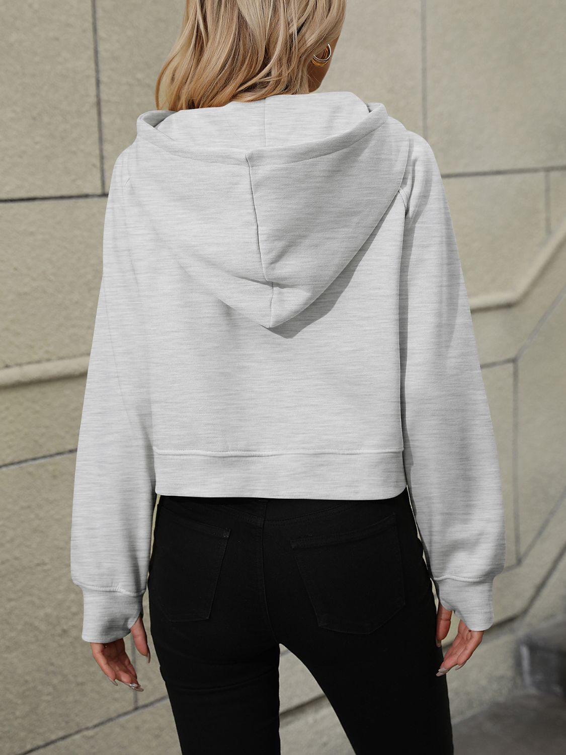 Half-Zip Pocketed Sweatshirt