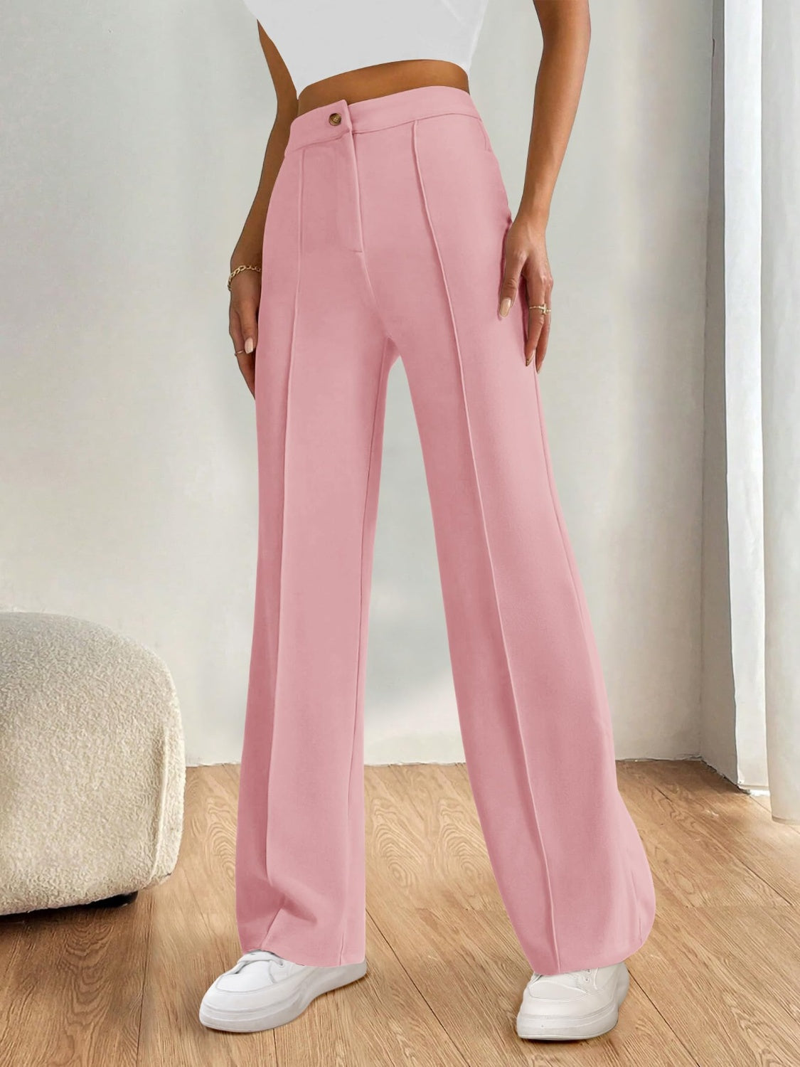 High-Waist Wide-Leg Pants