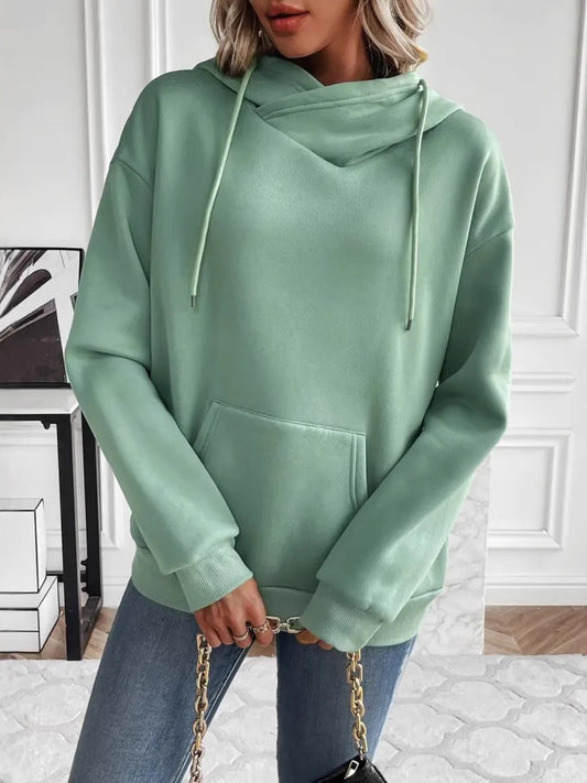 Drawstring Kangaroo Hoodie