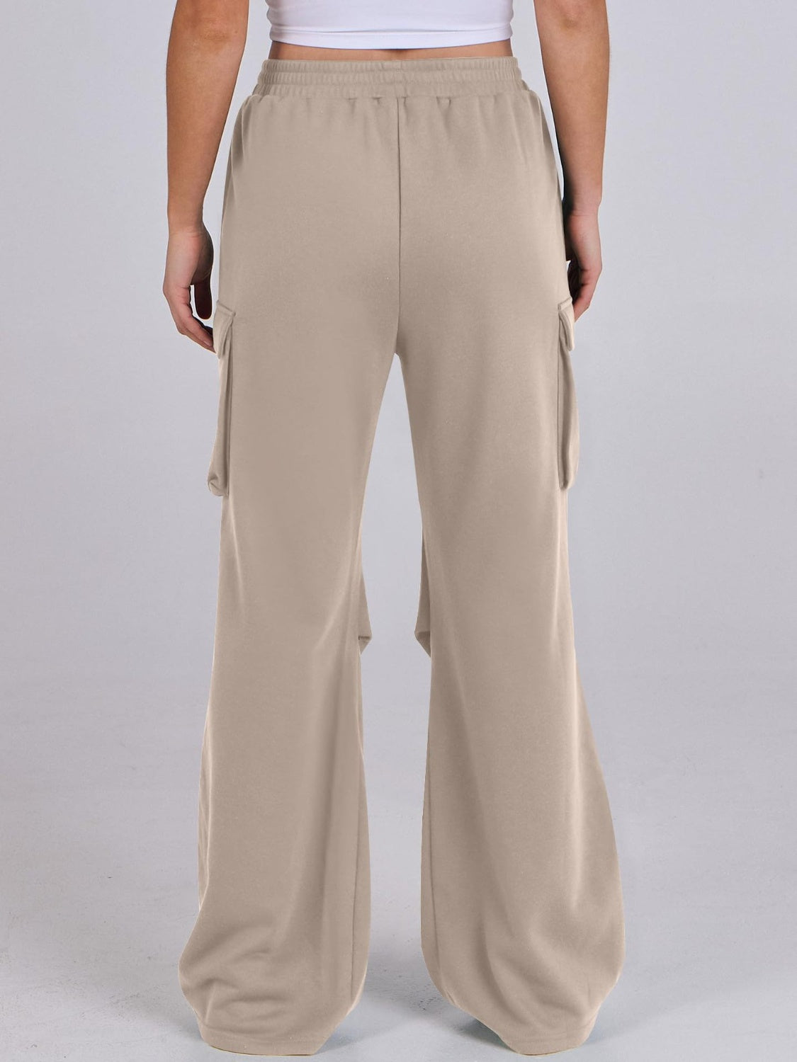 Wide-Leg Pants with Pockets