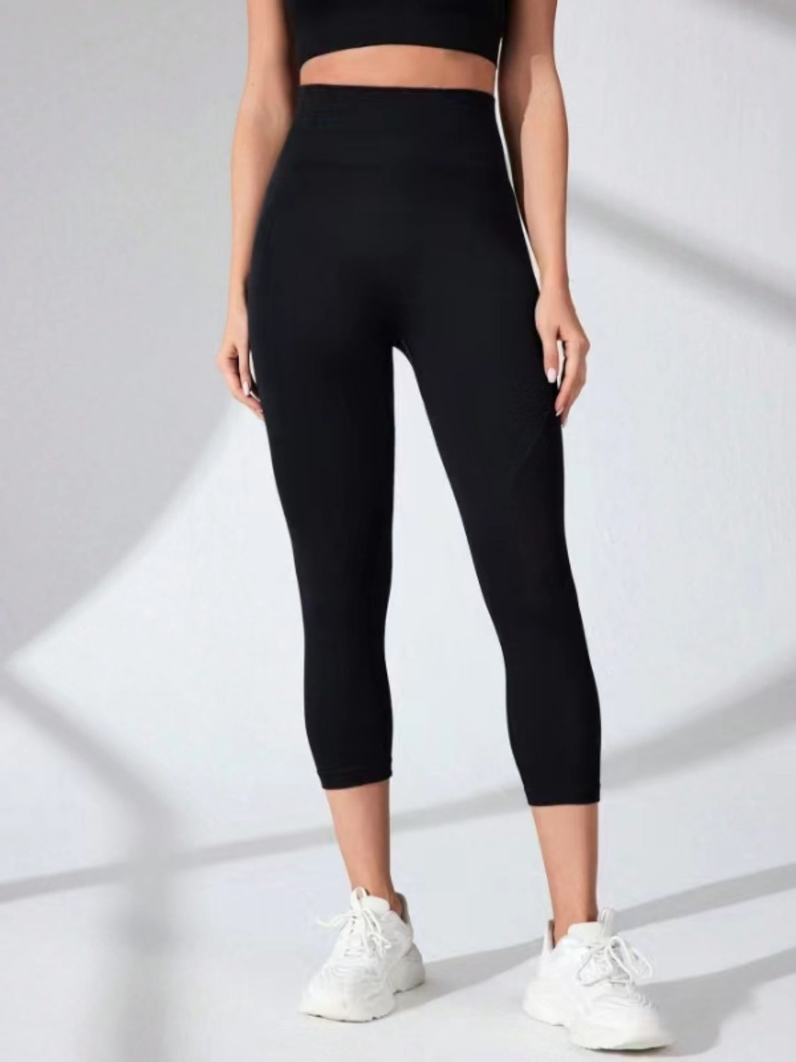 High-Waist Cropped Leggings