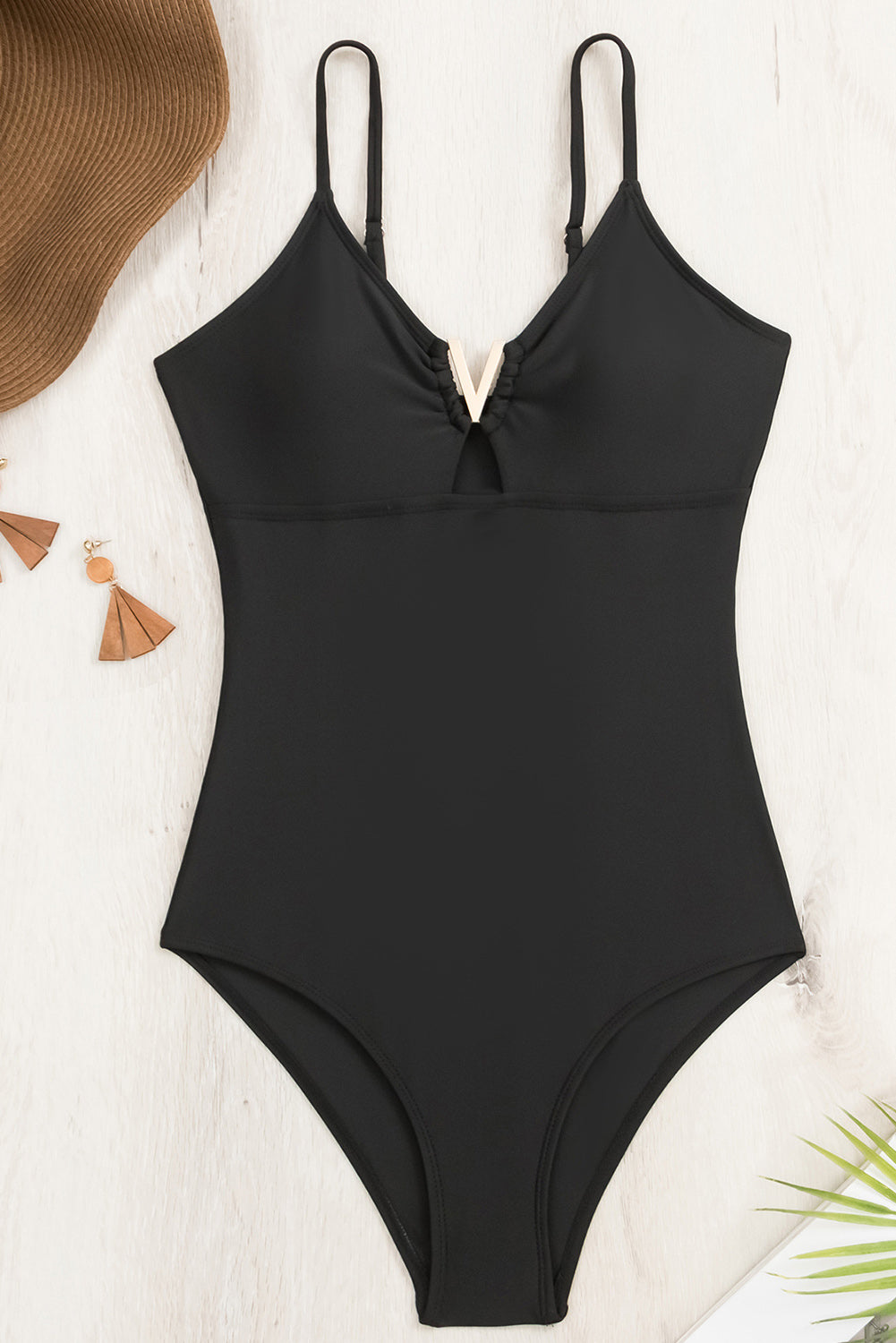 Cutout Spaghetti Strap Swimsuit